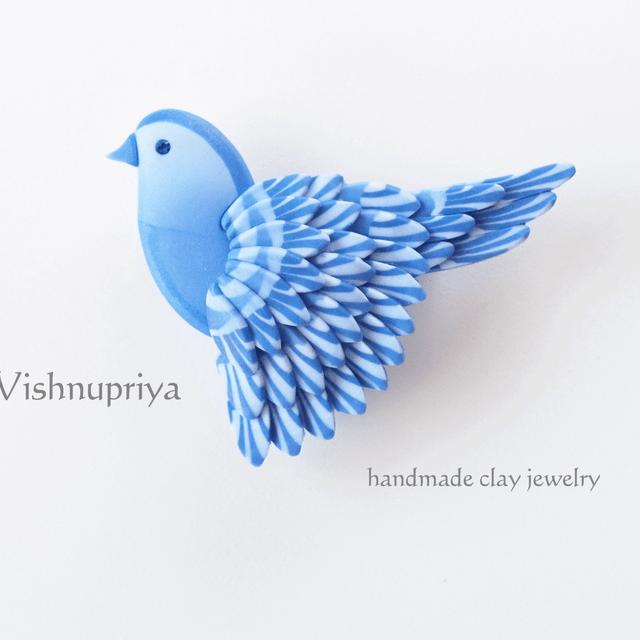 羽ばたく鳥のブローチ くすみブルー Minne 日本最大級のハンドメイド 手作り通販サイト 羽ばたく鳥のブローチ くすみブルー Minne 日本最大級のハンドメイド 手作り通販サイト