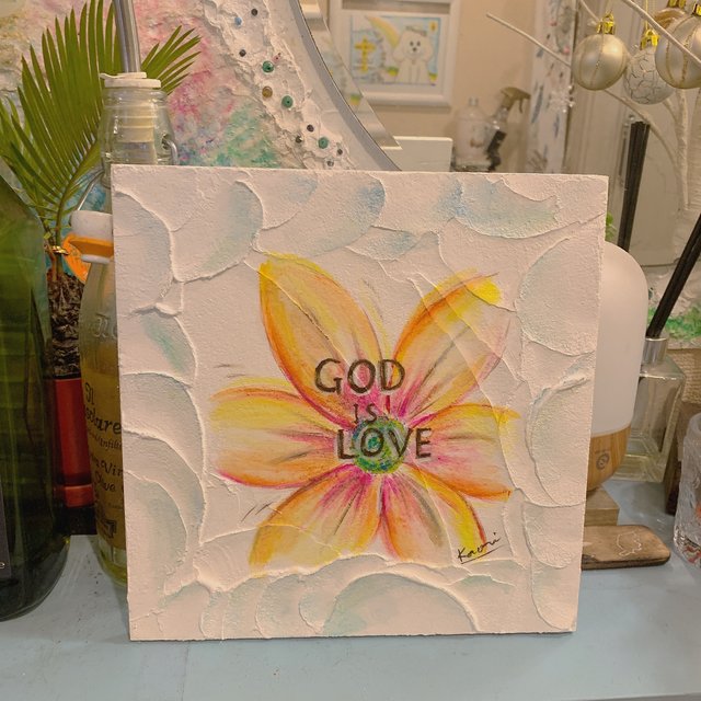 God Is Love 可愛いお花の絵 Minne 日本最大級のハンドメイド 手作り通販サイト God Is Love 可愛いお花の絵 Minne 日本最大級のハンドメイド 手作り通販サイト