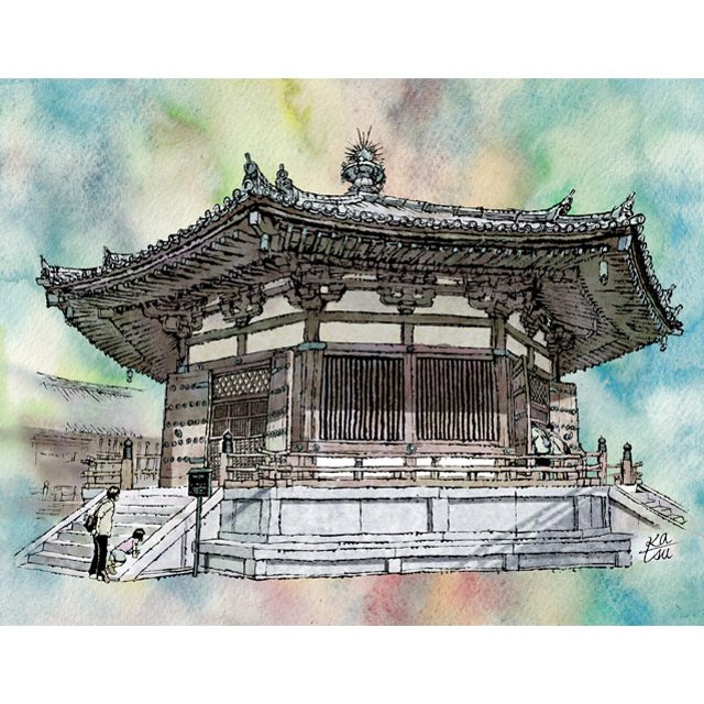 法隆寺夢殿 世界遺産 最古の木造建築 日本武道館 イラスト Minne 日本最大級のハンドメイド 手作り通販サイト 法隆寺夢殿 世界遺産 最古の木造建築 日本武道館 イラスト Minne 日本最大級のハンドメイド 手作り通販サイト