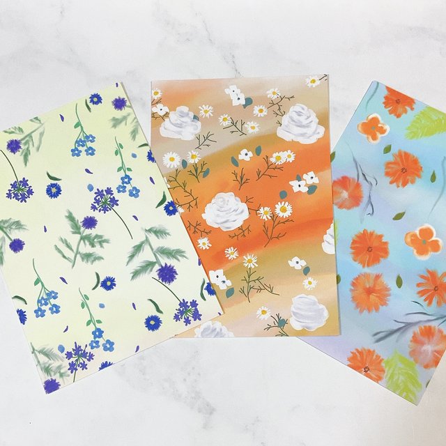 花柄 6枚セット 3種デザイン ポストカード かわいい オシャレ インテリア 葉書 ハガキ 花 イラスト Minne 日本最大級のハンドメイド 手作り通販サイト 花柄 6枚セット 3種デザイン ポストカード かわいい オシャレ インテリア 葉書 ハガキ 花 イラスト Minne 日本最大級のハンドメイド 手作り通販サイト
