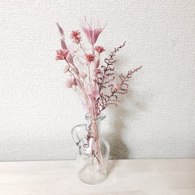 プリザーブドフラワーのピンク花束の花瓶 Minne 日本最大級のハンドメイド 手作り通販サイト プリザーブドフラワーのピンク花束の花瓶 Minne 日本最大級のハンドメイド 手作り通販サイト