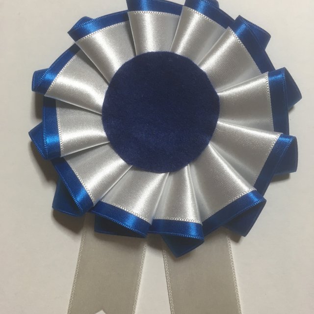 缶バッチ用ロゼッタ 青 白 ハンドメイドマーケット Minne 缶バッチ用ロゼッタ 青 白 ハンドメイドマーケット Minne