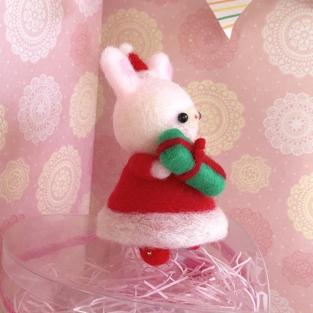 再販 オシャレ好きなピンクうさぎさん サンタさんとしてのお仕事をがんばります ハンドメイドマーケット Minne 再販 オシャレ好きなピンクうさぎさん サンタさんとしてのお仕事をがんばります ハンドメイドマーケット Minne