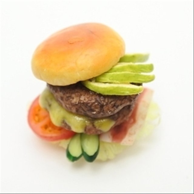 ダブルアボカドモフバーガー ミニチュア ミニチュアフード 食品サンプル ハンドメイドマーケット Minne ダブルアボカドモフバーガー ミニチュア ミニチュアフード 食品サンプル ハンドメイドマーケット Minne