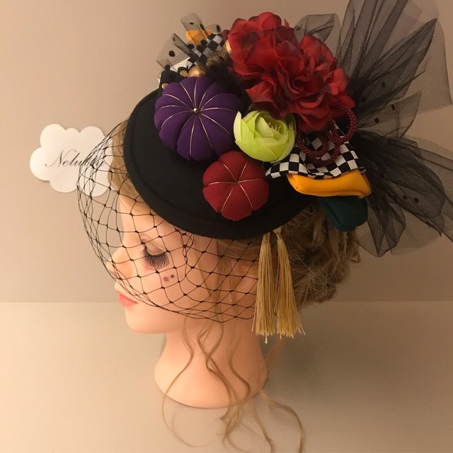 トークハット トーク帽 カクテルハット ヘッドドレス リボン 花 A 1 ハンドメイドマーケット Minne トークハット トーク帽 カクテルハット ヘッドドレス リボン 花 A 1 ハンドメイドマーケット Minne