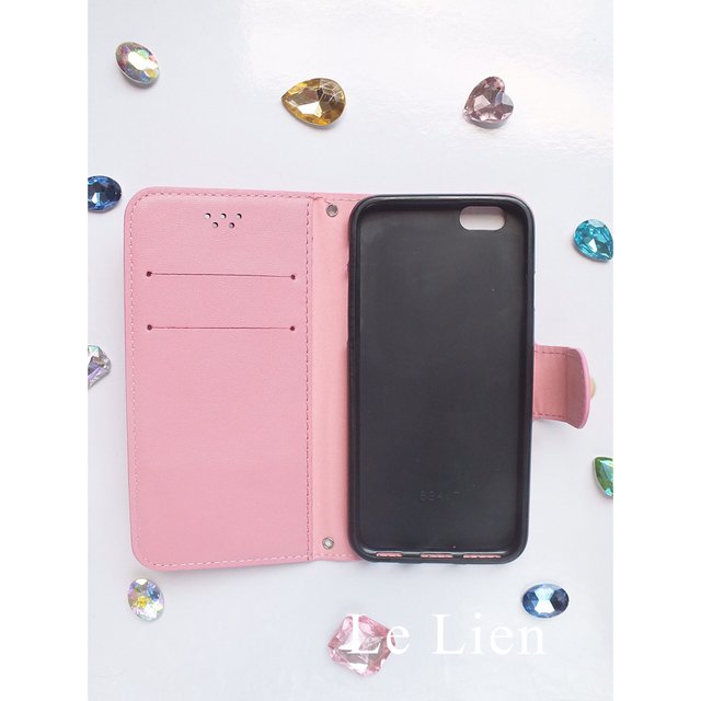 Iphone6 6s ピンクリボン手帳ケース ハンドメイドマーケット Minne Iphone6 6s ピンクリボン手帳ケース ハンドメイドマーケット Minne