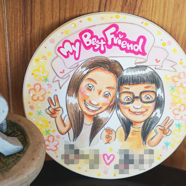 夫婦円満 家庭円満 丸型の似顔絵色紙 2名書き 小さいサイズ バレンタインにも ハンドメイドマーケット Minne 夫婦円満 家庭円満 丸型の似顔絵色紙 2名書き 小さいサイズ バレンタインにも ハンドメイドマーケット Minne