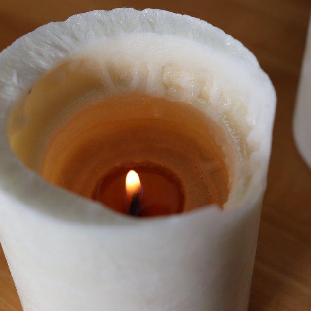 おまけキャンドル付き 純白 木芯植物100 ピラーキャンドル Minne 日本最大級のハンドメイド 手作り通販サイト