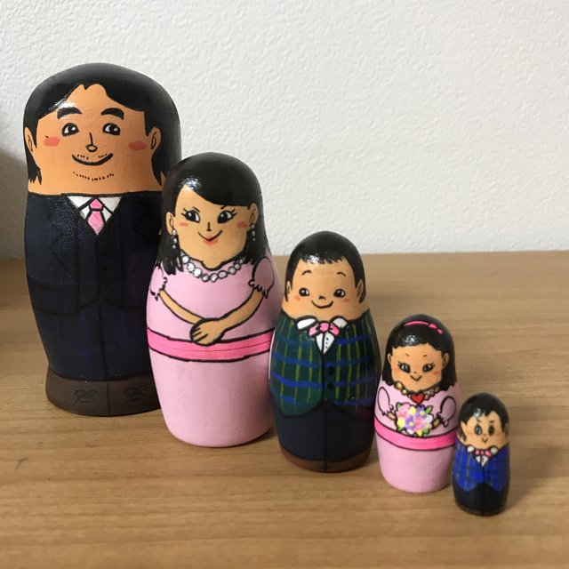 世界に1つ 似顔絵マトリョーシカ ハンドメイドマーケット Minne 世界に1つ 似顔絵マトリョーシカ ハンドメイドマーケット Minne