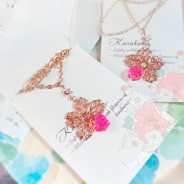 鉱石花 さくら ネックレス 鉱石 桜 Minne 日本最大級のハンドメイド 手作り通販サイト 鉱石花 さくら ネックレス 鉱石 桜 Minne 日本最大級のハンドメイド 手作り通販サイト