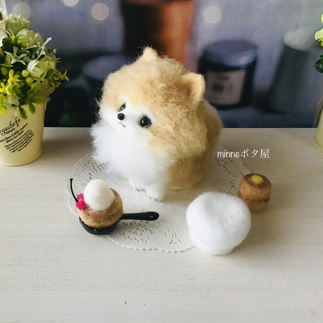 パティシエ ポメちゃん 帽子 パンケーキセット 羊毛フェルト 犬 ポメラニアン 柴犬カット Minne 日本最大級のハンドメイド 手作り通販サイト パティシエ ポメちゃん 帽子 パンケーキセット 羊毛フェルト 犬 ポメラニアン 柴犬カット Minne 日本最大級のハンドメイド 手作り通販サイト