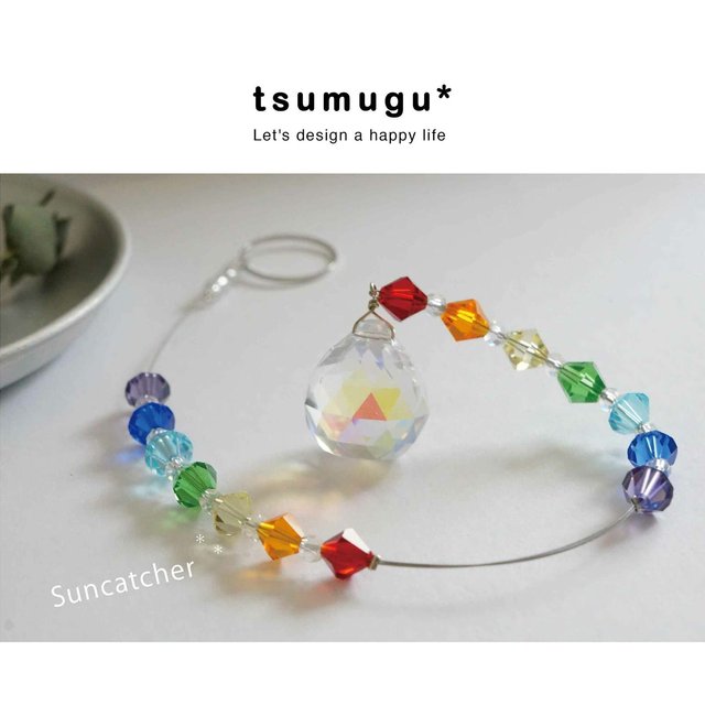 受注制作 虹色サンキャッチャー イベントで人気 ハンドメイドマーケット Minne 受注制作 虹色サンキャッチャー イベントで人気 ハンドメイドマーケット Minne