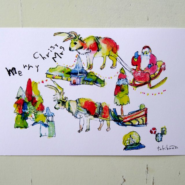 [new] クリスマスカード　NOEL ２枚セット