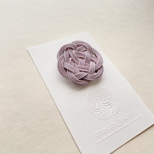 knot  - SUMIRE  - 菫色のブローチ