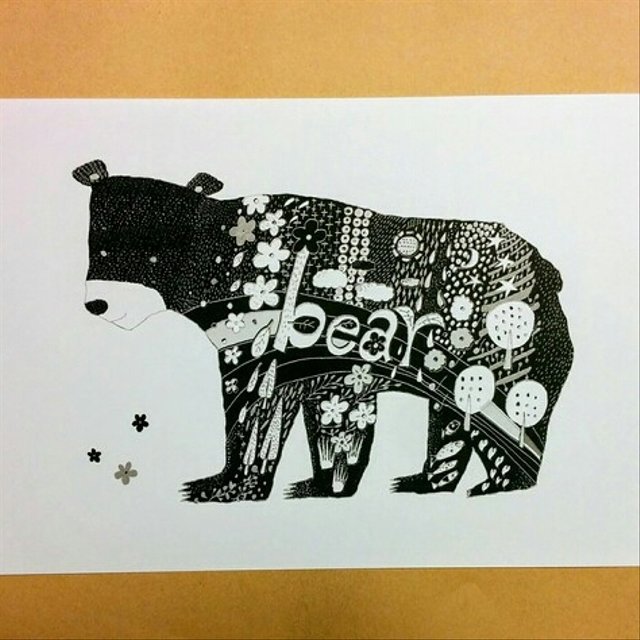 モノトーン クマさん Bear 北欧風 アートイラストポスター B4 A3 Minne 日本最大級のハンドメイド 手作り通販サイト モノトーン クマさん Bear 北欧風 アートイラストポスター B4 A3 Minne 日本最大級のハンドメイド 手作り通販サイト