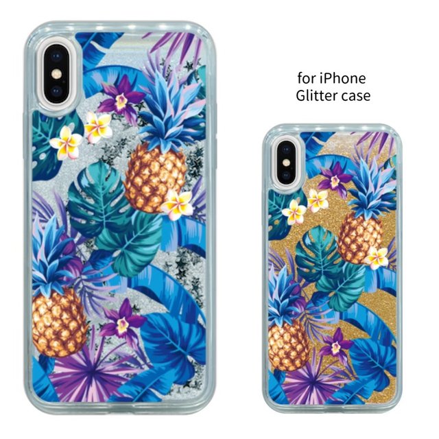ハワイアン グリッター Iphoneケース ハンドメイドマーケット Minne ハワイアン グリッター Iphoneケース ハンドメイドマーケット Minne