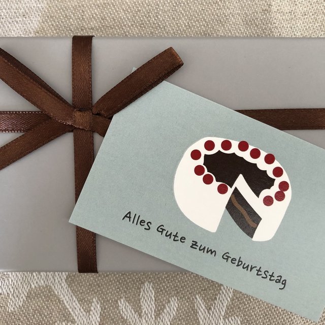 ドイツ語 お誕生日メッセージカードund封筒セット ハンドメイドマーケット Minne
