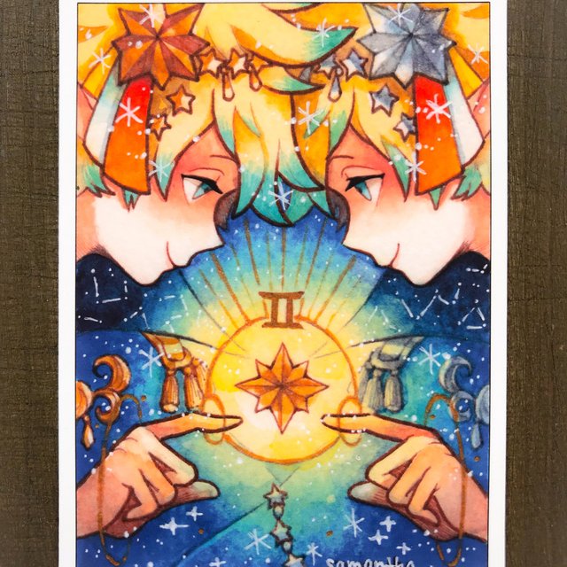 ミニイラスト ふたご座のアランとアレン Minne 日本最大級のハンドメイド 手作り通販サイト ミニイラスト ふたご座のアランとアレン Minne 日本最大級のハンドメイド 手作り通販サイト