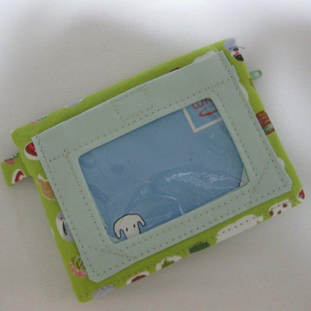 パスケース付き超コンパクト財布 定期入れ インコと和菓子 子供用財布 ハンドメイドマーケット Minne パスケース付き超コンパクト財布 定期入れ インコと和菓子 子供用財布 ハンドメイドマーケット Minne