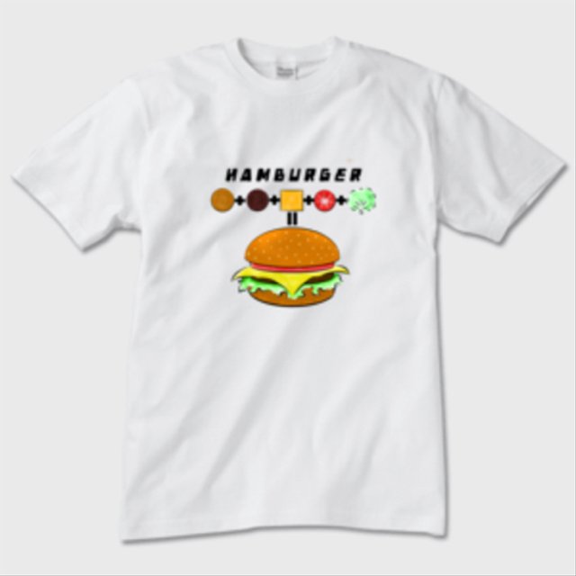 = HAMBURGER T-shirt