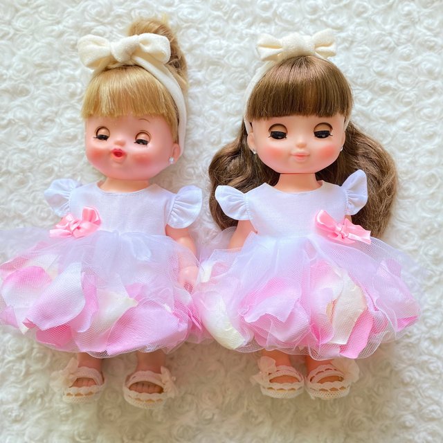 オーダー 花びらチュールワンピース メルちゃん ソランちゃん 服 ハンドメイドマーケット Minne オーダー 花びらチュールワンピース メルちゃん ソランちゃん 服 ハンドメイドマーケット Minne