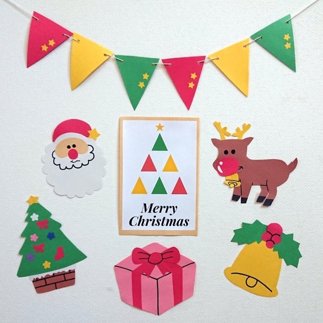 クリスマス 壁面 飾り Minne 日本最大級のハンドメイド 手作り通販サイト