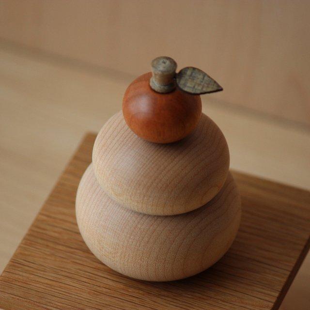 独特の上品 木製鏡餅小 木箱付き＊３８ - 正月 - www.qiraatafrican.com