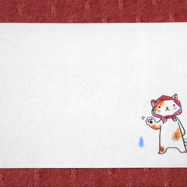 ねこまたさんのレターセット 白封筒 Minne 日本最大級のハンドメイド 手作り通販サイト
