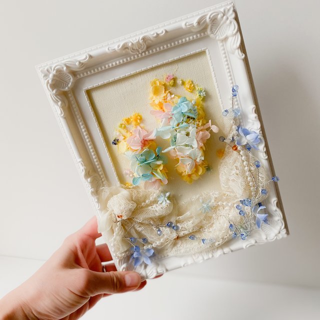 お花で作る手形足形キャンバスフラワーアート ブーケver ハンドメイドマーケット Minne お花で作る手形足形キャンバスフラワーアート ブーケver ハンドメイドマーケット Minne