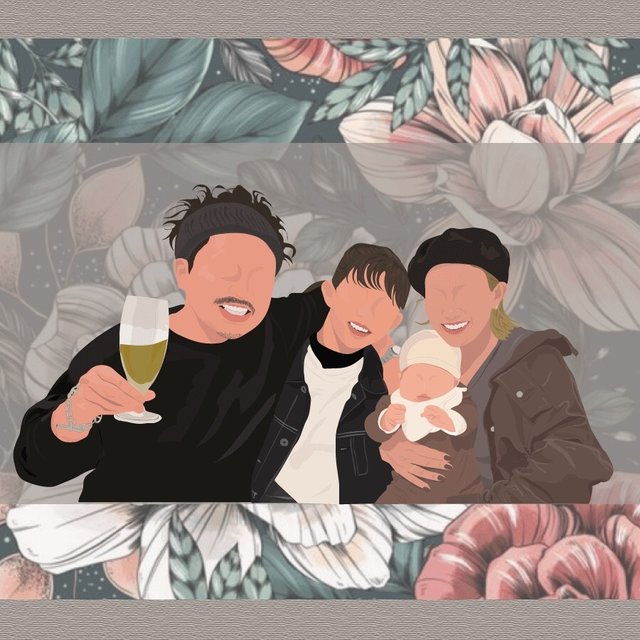 お洒落な色合いの似顔絵イラスト 一流の品質 インテリアやアイコン ウェルカムボードやプレゼントに お洒落な色合いの似顔絵イラスト 一流の品質 インテリアやアイコン ウェルカムボードやプレゼントに