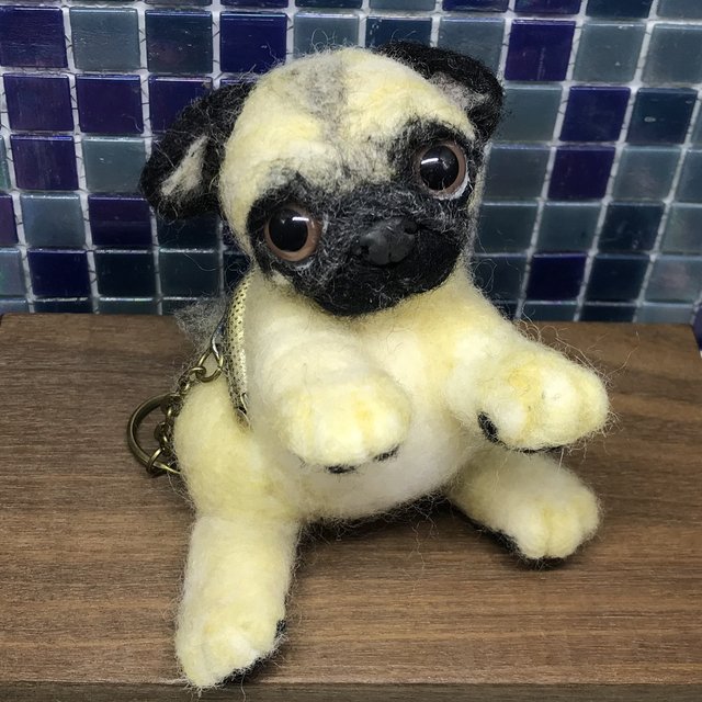 わんパグ 羊毛フェルトどうぶつ広場 パグ犬 がま口 キーリング付き Calicos ハンドメイドマーケット Minne わんパグ 羊毛フェルトどうぶつ広場 パグ犬 がま口 キーリング付き Calicos ハンドメイドマーケット Minne