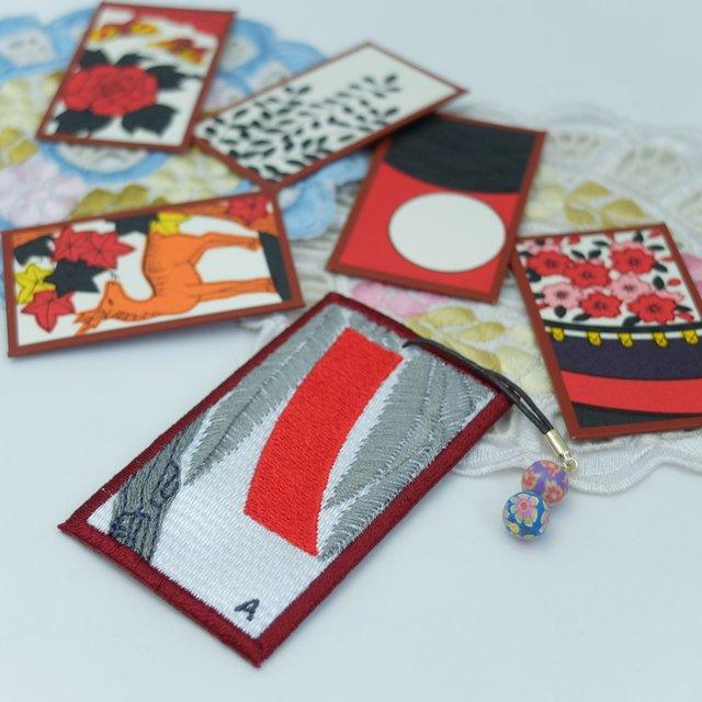 柳に短冊 花札の刺繍しおり ハンドメイドマーケット Minne 柳に短冊 花札の刺繍しおり ハンドメイドマーケット Minne