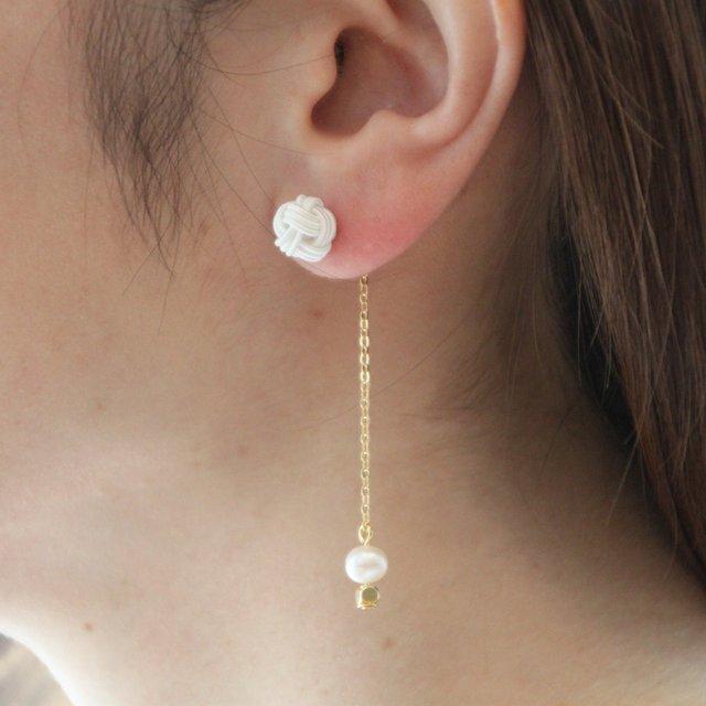 水引 玉結びの揺れる淡水パールキャッチピアス 選べる色 和風ピアス Minne 日本最大級のハンドメイド 手作り通販サイト 水引 玉結びの揺れる淡水パールキャッチピアス 選べる色 和風ピアス Minne 日本最大級のハンドメイド 手作り通販サイト