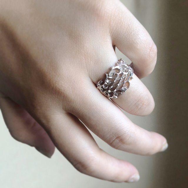 バロック風の透かしリング ハンドメイドマーケット Minne バロック風の透かしリング ハンドメイドマーケット Minne