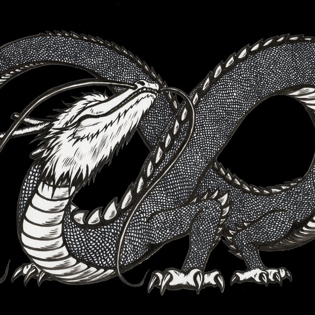 龍 イラスト ドラゴン 竜 背景黒 Minne 日本最大級のハンドメイド 手作り通販サイト