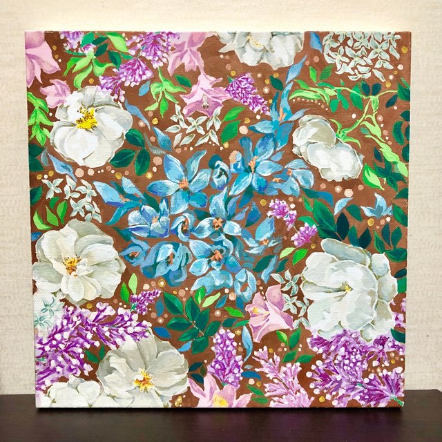 フラワーインテリアパネル 絵画 アート 絵 お花 カフェ ハンドメイドマーケット Minne フラワーインテリアパネル 絵画 アート 絵 お花 カフェ ハンドメイドマーケット Minne
