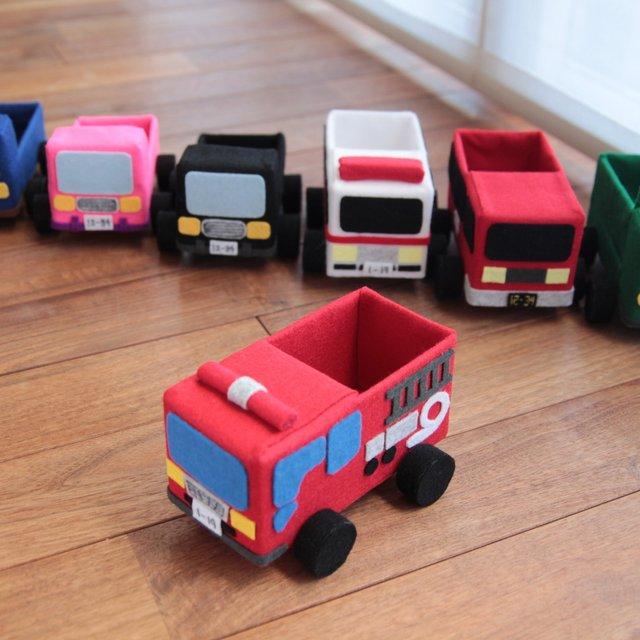 フェルトの消防車 Minne 日本最大級のハンドメイド 手作り通販サイト フェルトの消防車 Minne 日本最大級のハンドメイド 手作り通販サイト