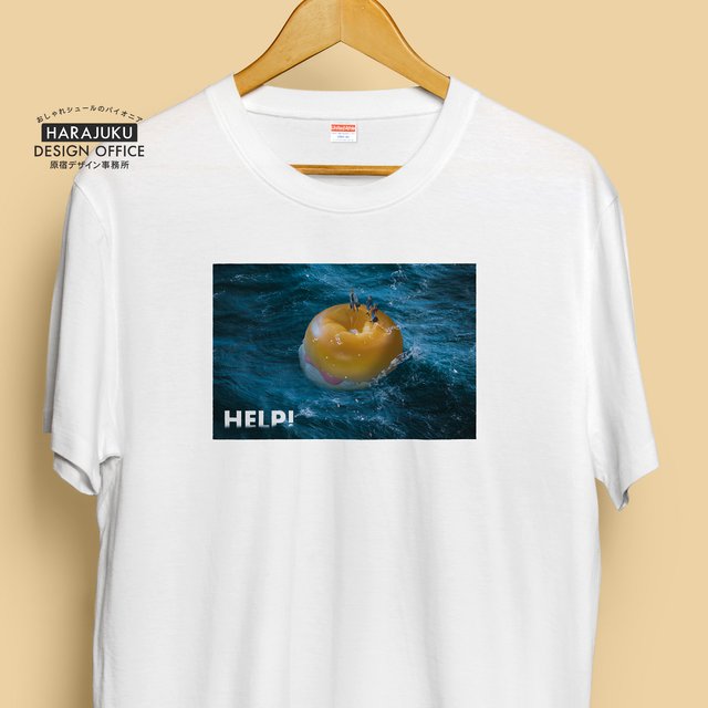 オシャレおもしろtシャツ ベーグルの上で遭難 Tシャツ 半袖 ハンドメイドマーケット Minne オシャレおもしろtシャツ ベーグルの上で遭難 Tシャツ 半袖 ハンドメイドマーケット Minne
