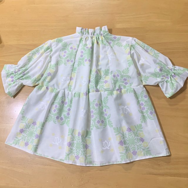 後ろゴムフリルスタンドカラー ハンドメイドマーケット Minne 後ろゴムフリルスタンドカラー ハンドメイドマーケット Minne