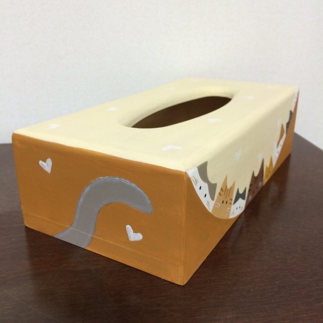猫顔ティッシュボックス 曲線クリーム色 薄型タイプ ハンドメイドマーケット Minne 猫顔ティッシュボックス 曲線クリーム色 薄型タイプ ハンドメイドマーケット Minne