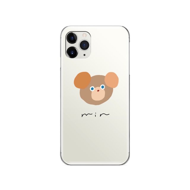 Iphoneケース くま イラスト レトロ Iphonex Xs 11 11pro 7 8 かわいい 人気 スマホ ハンドメイドマーケット Minne