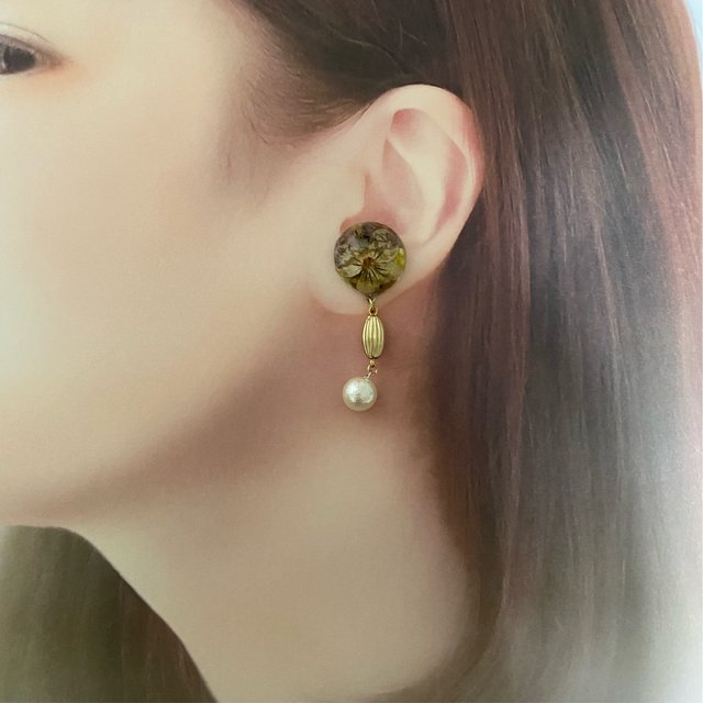 大人デザイン レジンピアス ハンドメイドマーケット Minne 大人デザイン レジンピアス ハンドメイドマーケット Minne