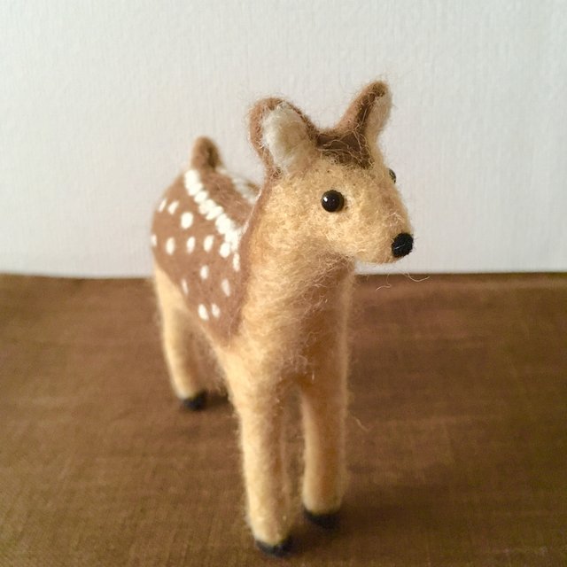 受注生産 羊毛フェルトのぬいぐるみ バンビちゃん ハンドメイドマーケット Minne 受注生産 羊毛フェルトのぬいぐるみ バンビちゃん ハンドメイドマーケット Minne