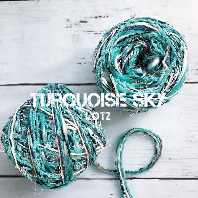 ☆Turquoise Sky-lot2☆引き揃え糸