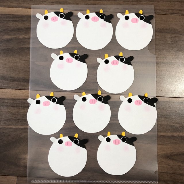 壁面飾り まんまるうしくん10枚 メッセージカード Minne 日本最大級のハンドメイド 手作り通販サイト 壁面飾り まんまるうしくん10枚 メッセージカード Minne 日本最大級のハンドメイド 手作り通販サイト