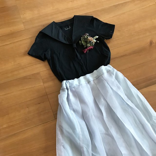 みんなが使える セーラーカラーの付け襟 黒 ハンドメイドマーケット Minne みんなが使える セーラーカラーの付け襟 黒 ハンドメイドマーケット Minne
