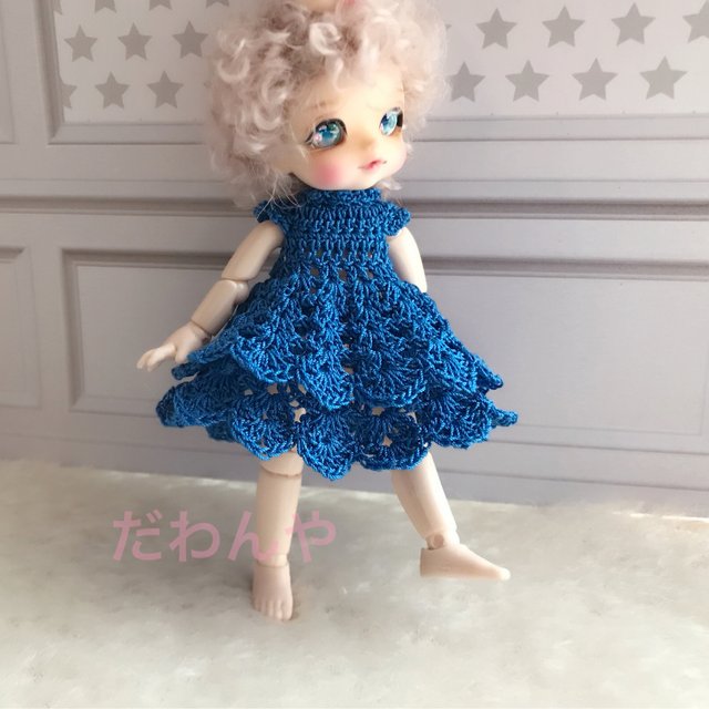 オビツ11レース編みワンピース シーブルー Minne 日本最大級のハンドメイド 手作り通販サイト オビツ11レース編みワンピース シーブルー Minne 日本最大級のハンドメイド 手作り通販サイト