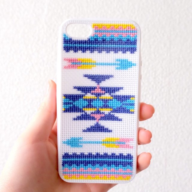 ネイティブ柄 Iphone 5 5s クロスステッチ ケース ハンドメイドマーケット Minne ネイティブ柄 Iphone 5 5s クロスステッチ ケース ハンドメイドマーケット Minne