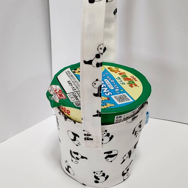コンビニドリンクカップホルダー パンダ Minne 日本最大級のハンドメイド 手作り通販サイト