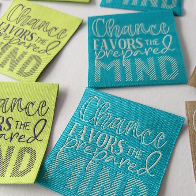新作 選べる 商用可 Chance Favors The Prepared Mind 織りネーム 刺繍タグ タグ ハンドメイドマーケット Minne 新作 選べる 商用可 Chance Favors The Prepared Mind 織りネーム 刺繍タグ タグ ハンドメイドマーケット Minne